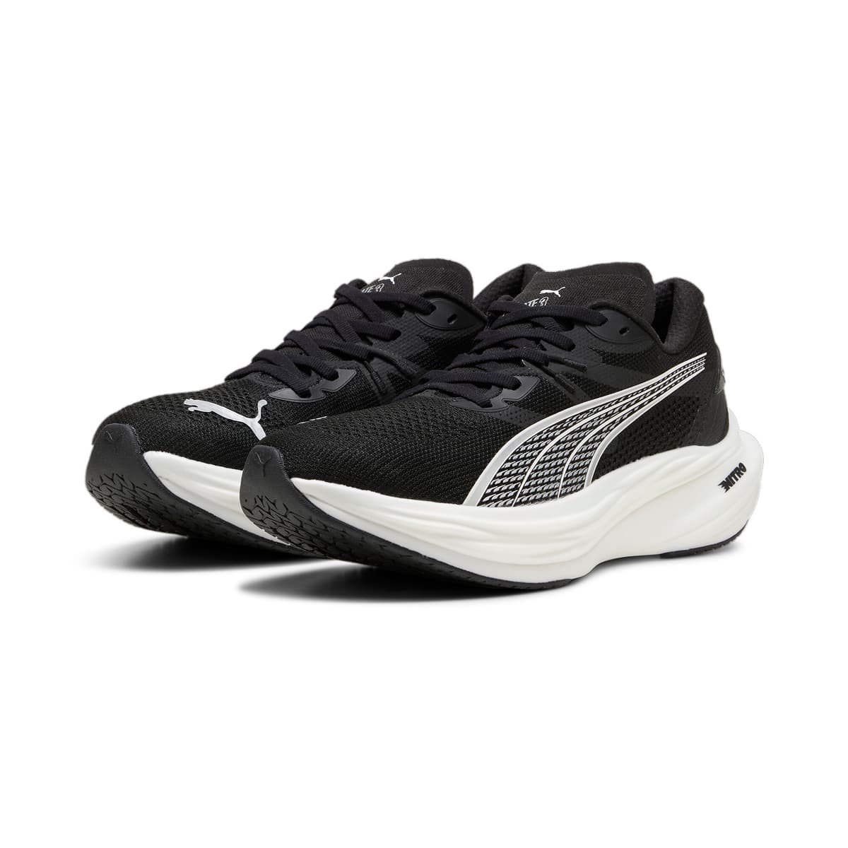 PUMA Deviate NITROâ¢ 3 hardloopschoenen voor Heren, Zwart/Wit, Maat 40 thumbnail 6