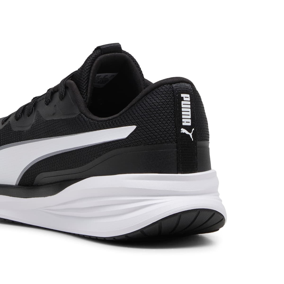 PUMA Night Runner V3 hardloopschoenen, Zwart/Wit, Maat 41 thumbnail 5