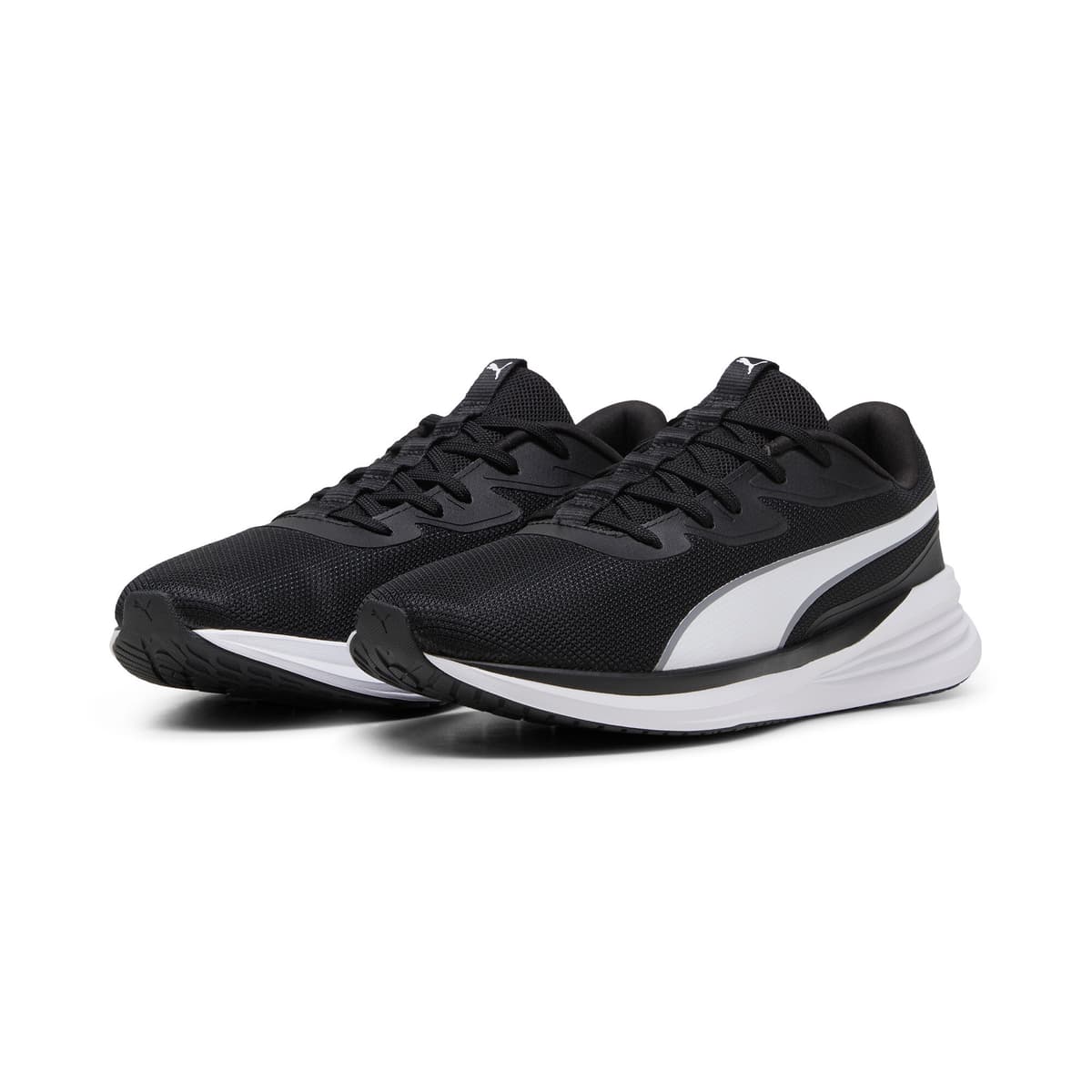 PUMA Night Runner V3 hardloopschoenen, Zwart/Wit, Maat 41 thumbnail 6