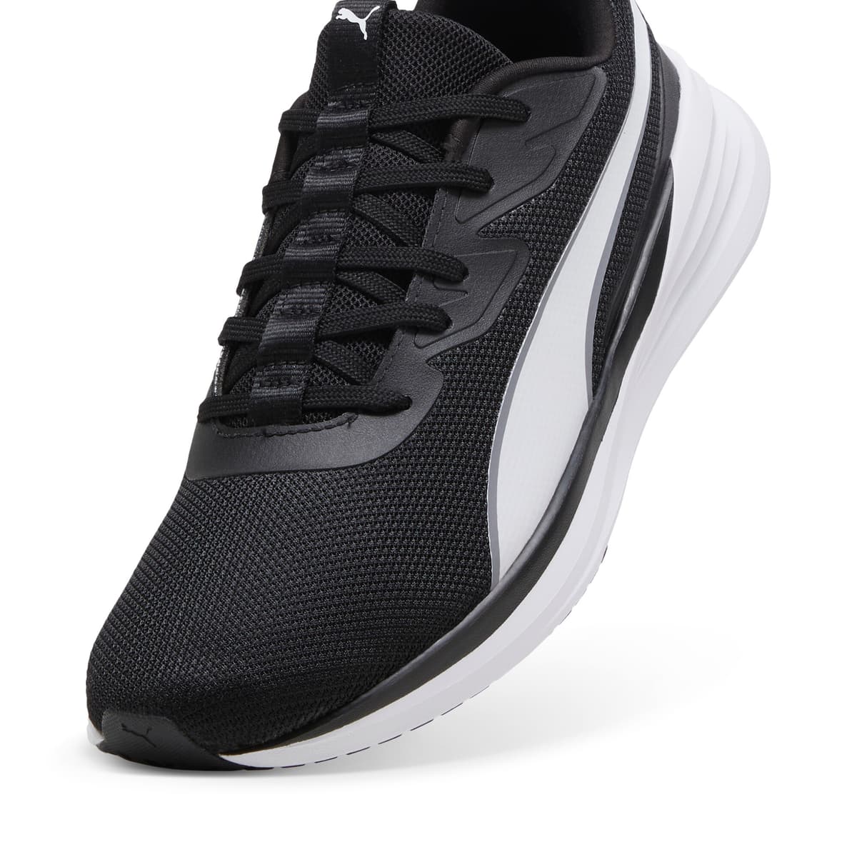 PUMA Night Runner V3 hardloopschoenen, Zwart/Wit, Maat 41 thumbnail 2