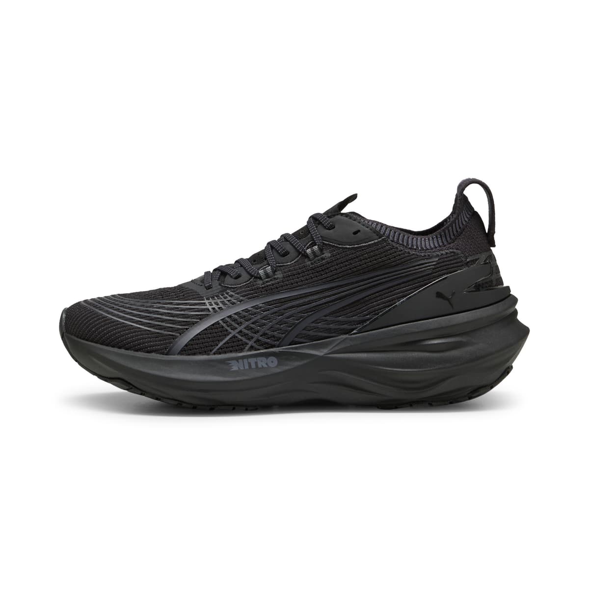 PUMA ForeverRun NITROâ¢ 2 hardloopschoenen voor Heren, Zwart/Grijs, Maat 48,5
