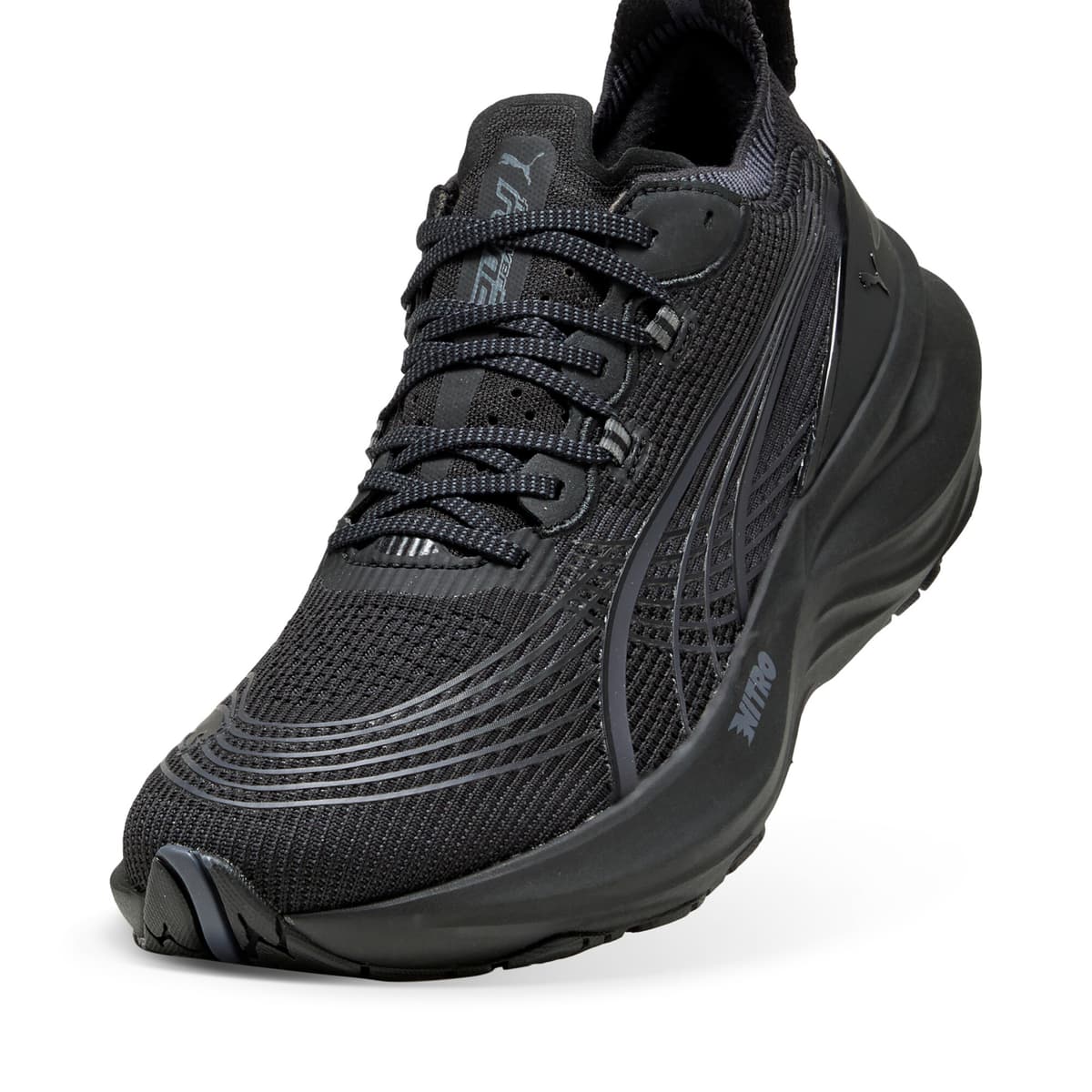 PUMA ForeverRun NITROâ¢ 2 hardloopschoenen voor Heren, Zwart/Grijs, Maat 48,5 thumbnail 2