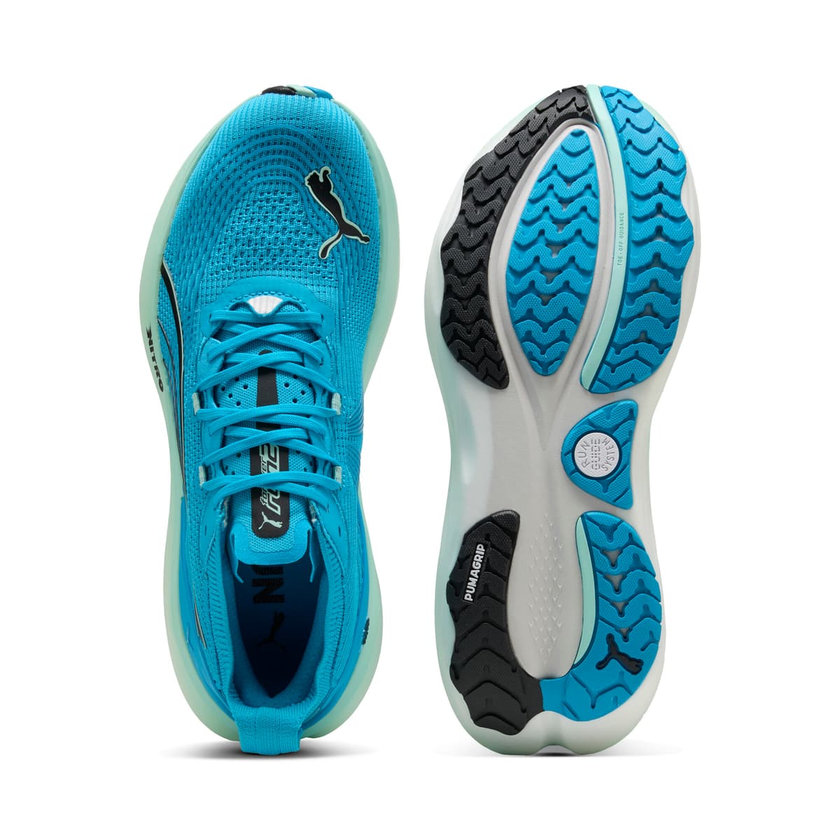 PUMA ForeverRun NITROâ¢ 2 hardloopschoenen voor Heren, Blauw, Maat 48,5 thumbnail 4