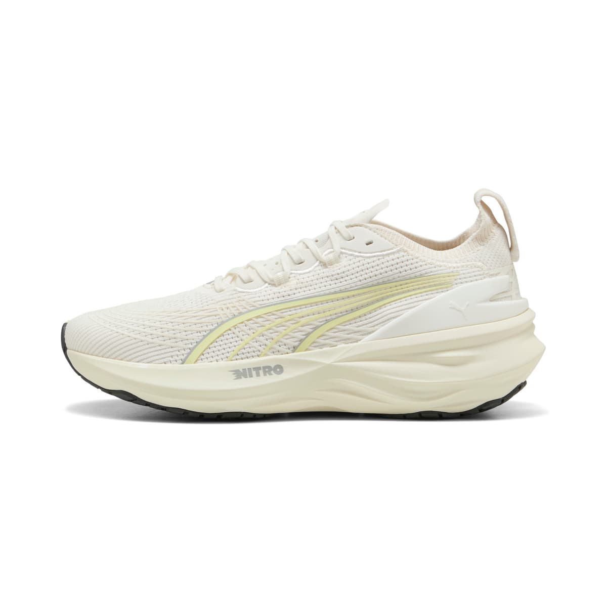 PUMA ForeverRun NITROâ¢ 2 hardloopschoenen voor Heren, Wit/Goud, Maat 44 thumbnail 5