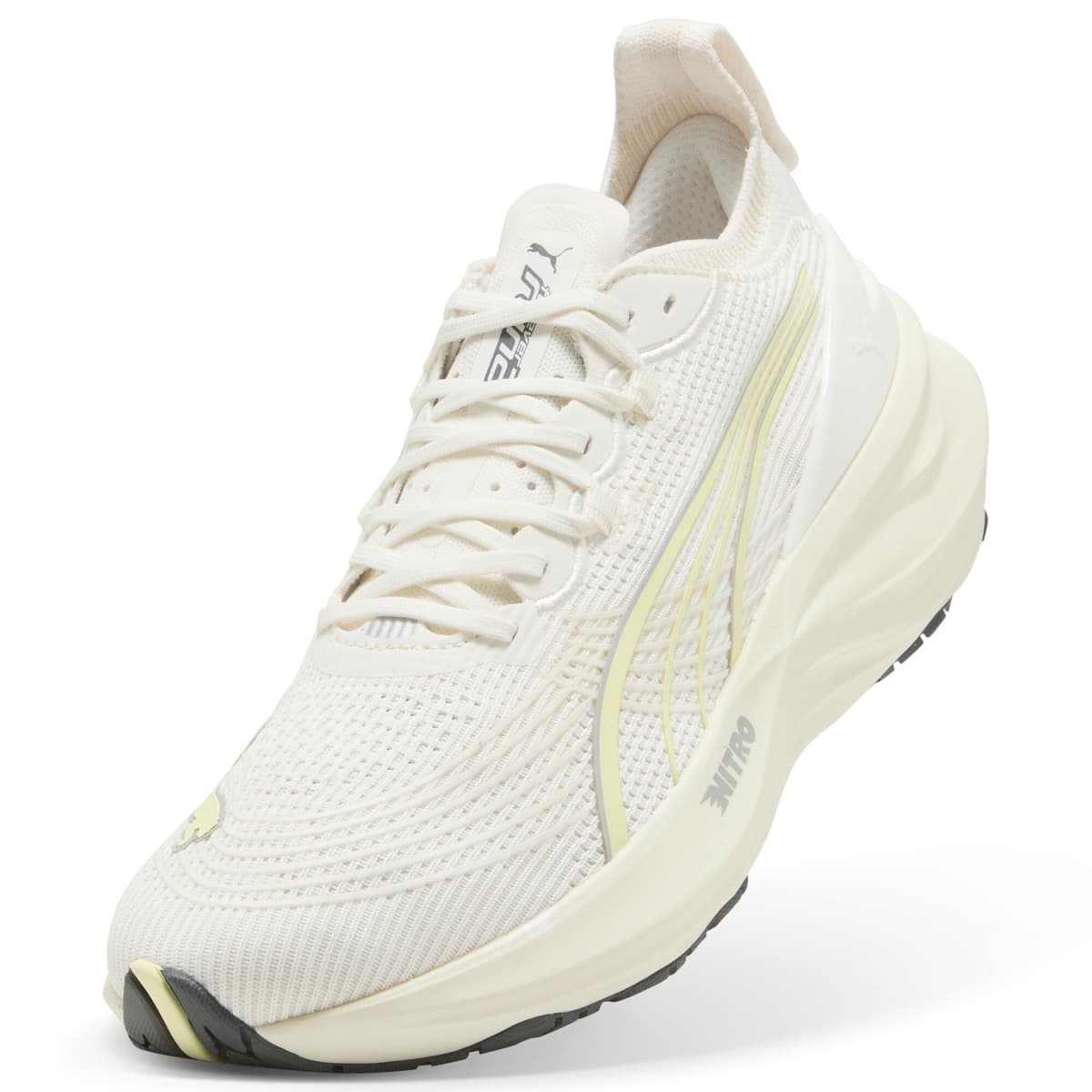 PUMA ForeverRun NITROâ¢ 2 hardloopschoenen voor Heren, Wit/Goud, Maat 44 thumbnail 2