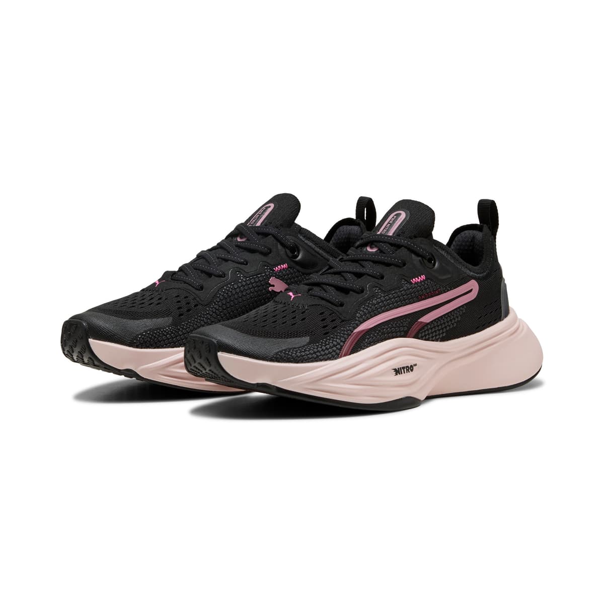 PUMA PWR NITROâ¢ SQD 2 trainingsschoenen voor Dames, Roze/Zwart, Maat 36