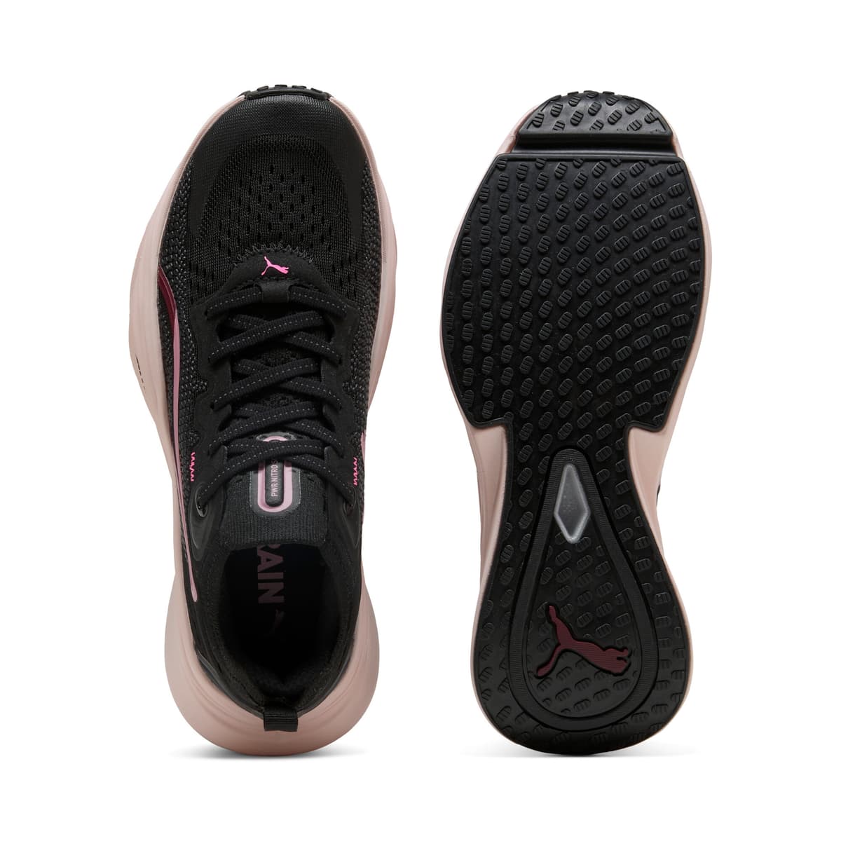 PUMA PWR NITROâ¢ SQD 2 trainingsschoenen voor Dames, Roze/Zwart, Maat 36 thumbnail 4