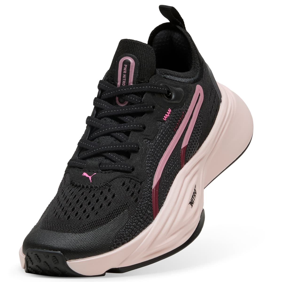 PUMA PWR NITROâ¢ SQD 2 trainingsschoenen voor Dames, Roze/Zwart, Maat 36 thumbnail 2