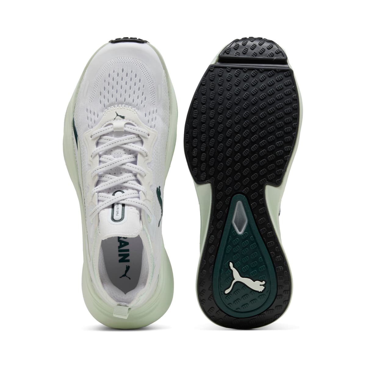 PUMA PWR NITROâ¢ SQD 2 trainingsschoenen voor Dames, Groen/Wit, Maat 39 thumbnail 4