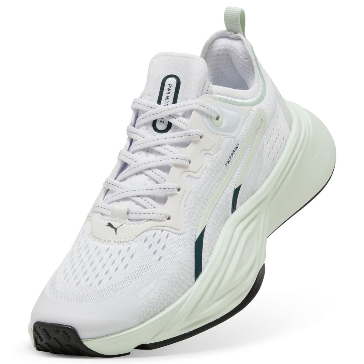 PUMA PWR NITROâ¢ SQD 2 trainingsschoenen voor Dames, Groen/Wit, Maat 39 thumbnail 2