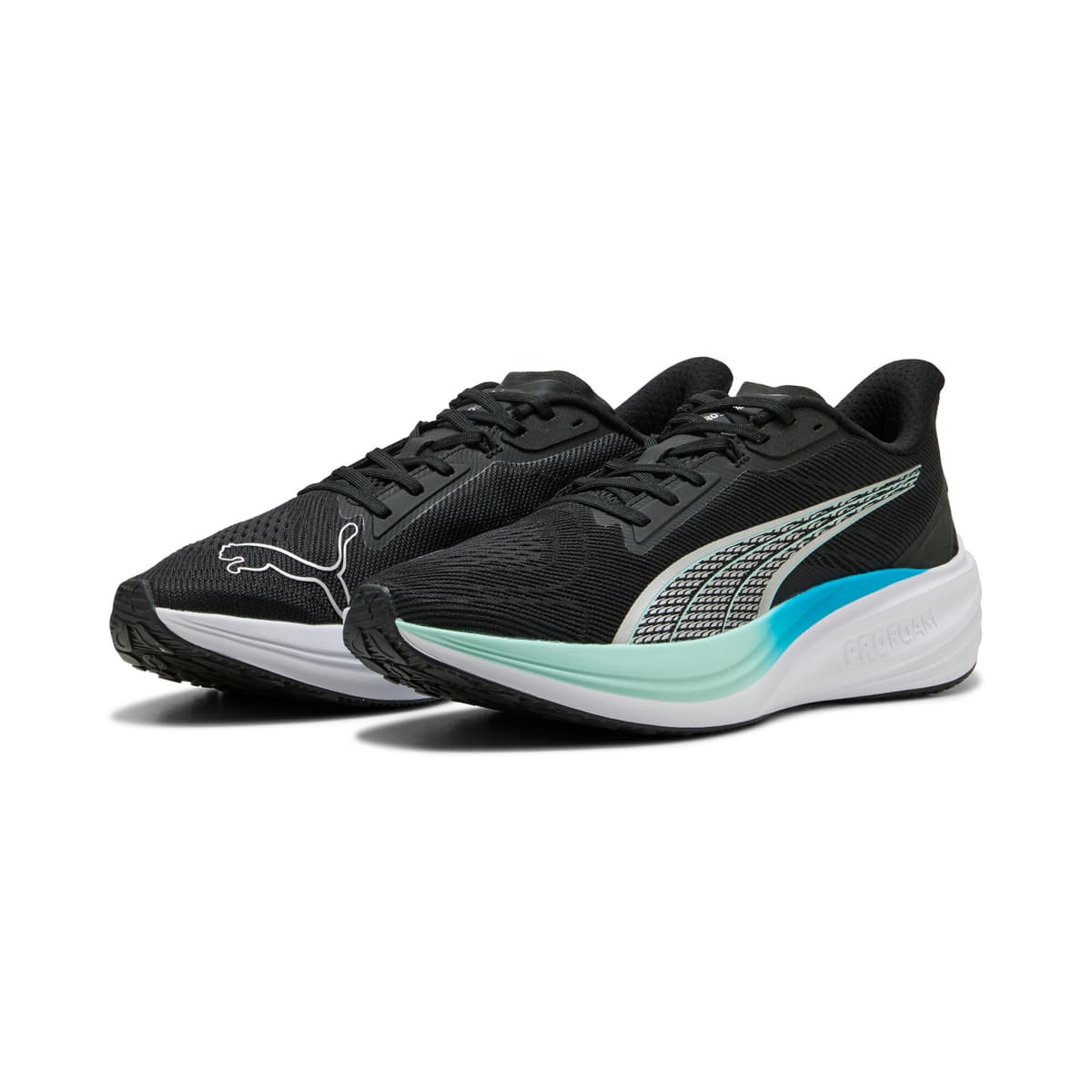PUMA Darter Pro hardloopschoenen, Zwart/Zilver, Maat 48 thumbnail 6