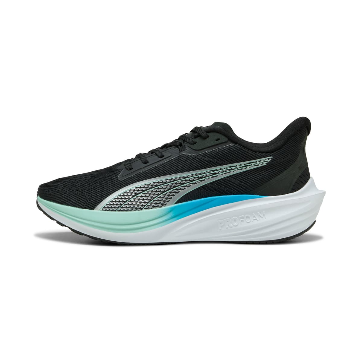 PUMA Darter Pro hardloopschoenen, Zwart/Zilver, Maat 48