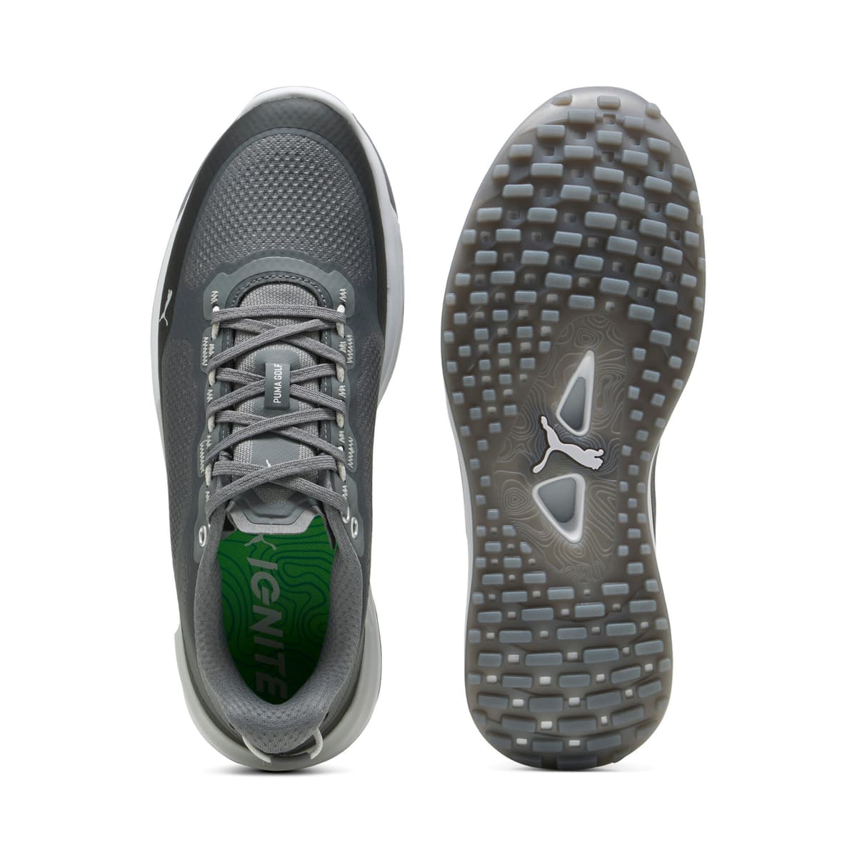 PUMA IGNITE Elevate X golfschoenen voor Heren, Zwart/Grijs, Maat 40,5 thumbnail 4