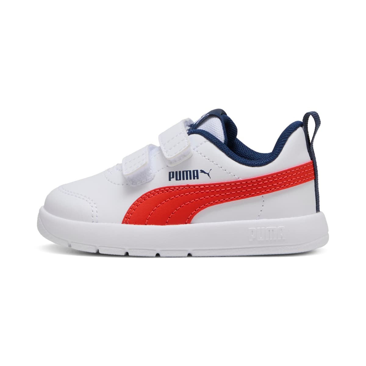 PUMA Courtflex V3 sneakers, Blauw/Rood/Wit, Maat 27