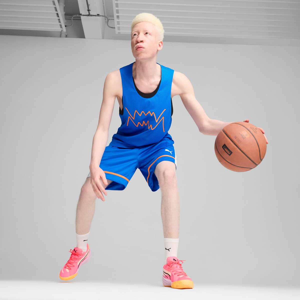 PUMA All-Pro NITROâ¢ basketbalschoenen, Zwart, Maat 42 thumbnail 7