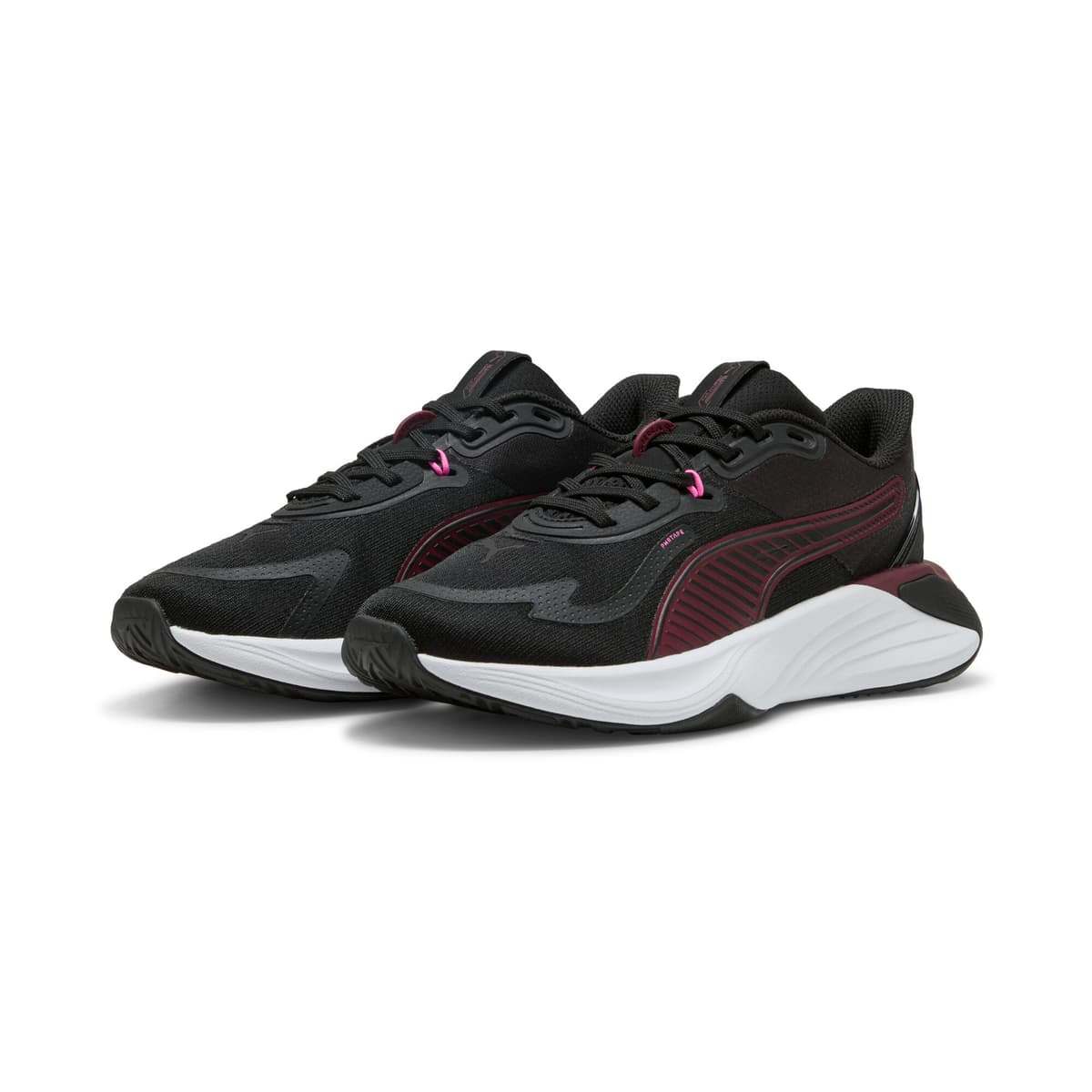 PUMA PWR Hybrid trainingsschoenen voor Dames, Roze/Zwart, Maat 40,5