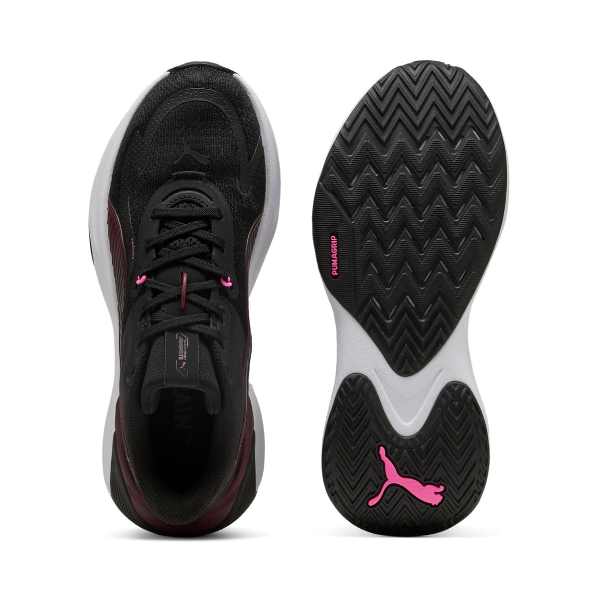 PUMA PWR Hybrid trainingsschoenen voor Dames, Roze/Zwart, Maat 40,5 thumbnail 4