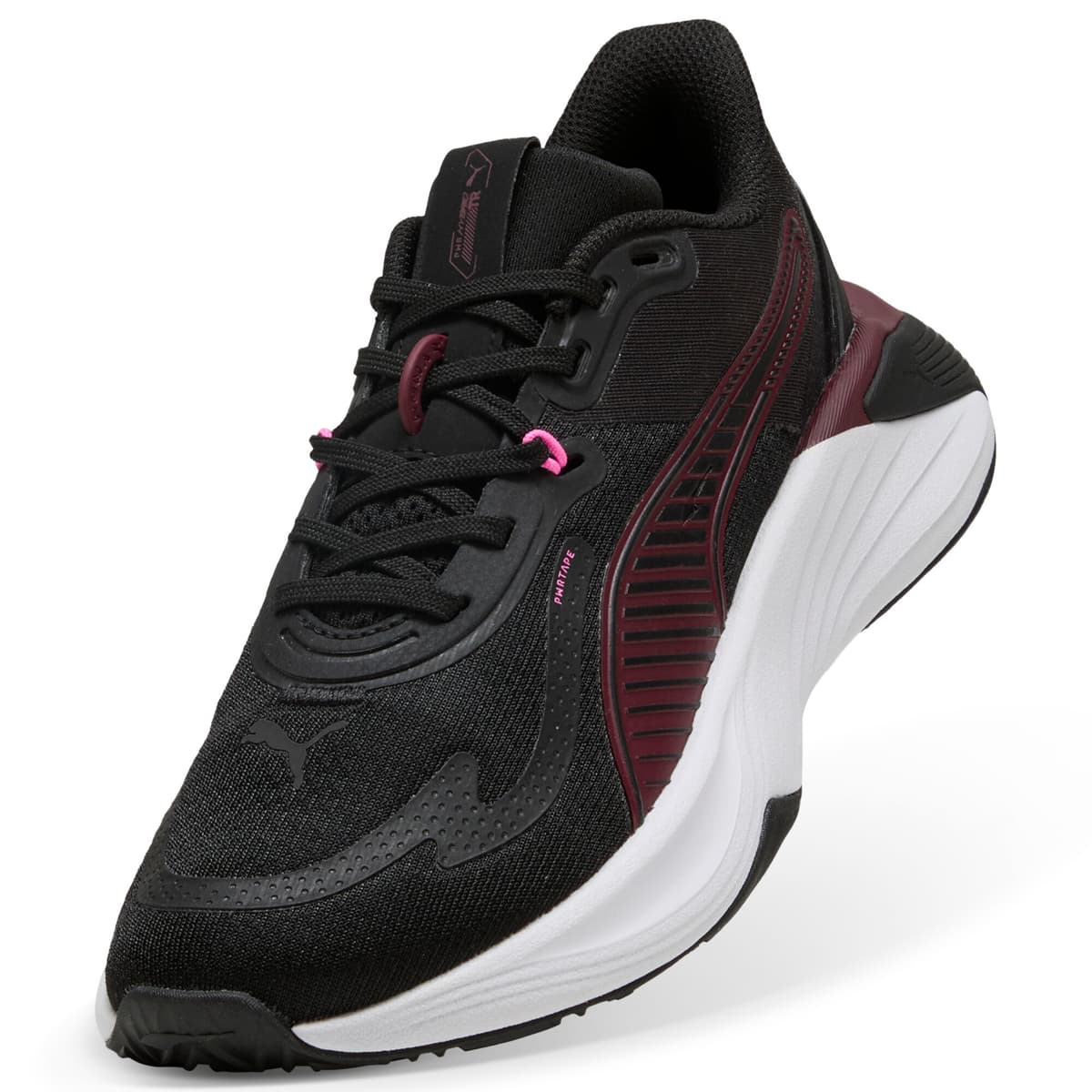 PUMA PWR Hybrid trainingsschoenen voor Dames, Roze/Zwart, Maat 40,5 thumbnail 2