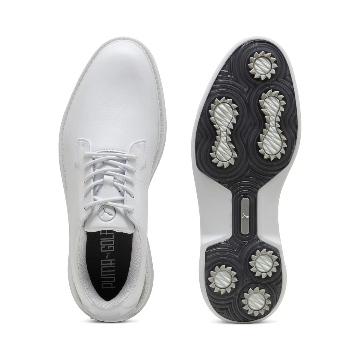 PUMA Royale golfschoenen voor Heren, Grijs/Wit, Maat 43 thumbnail 4