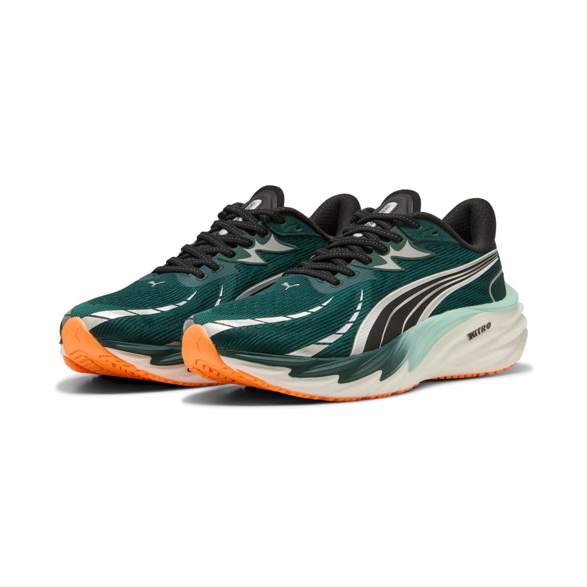 PUMA Velocity NITROâ¢ 4 hardloopschoenen voor Heren, Groen, Maat 44,5 thumbnail 6