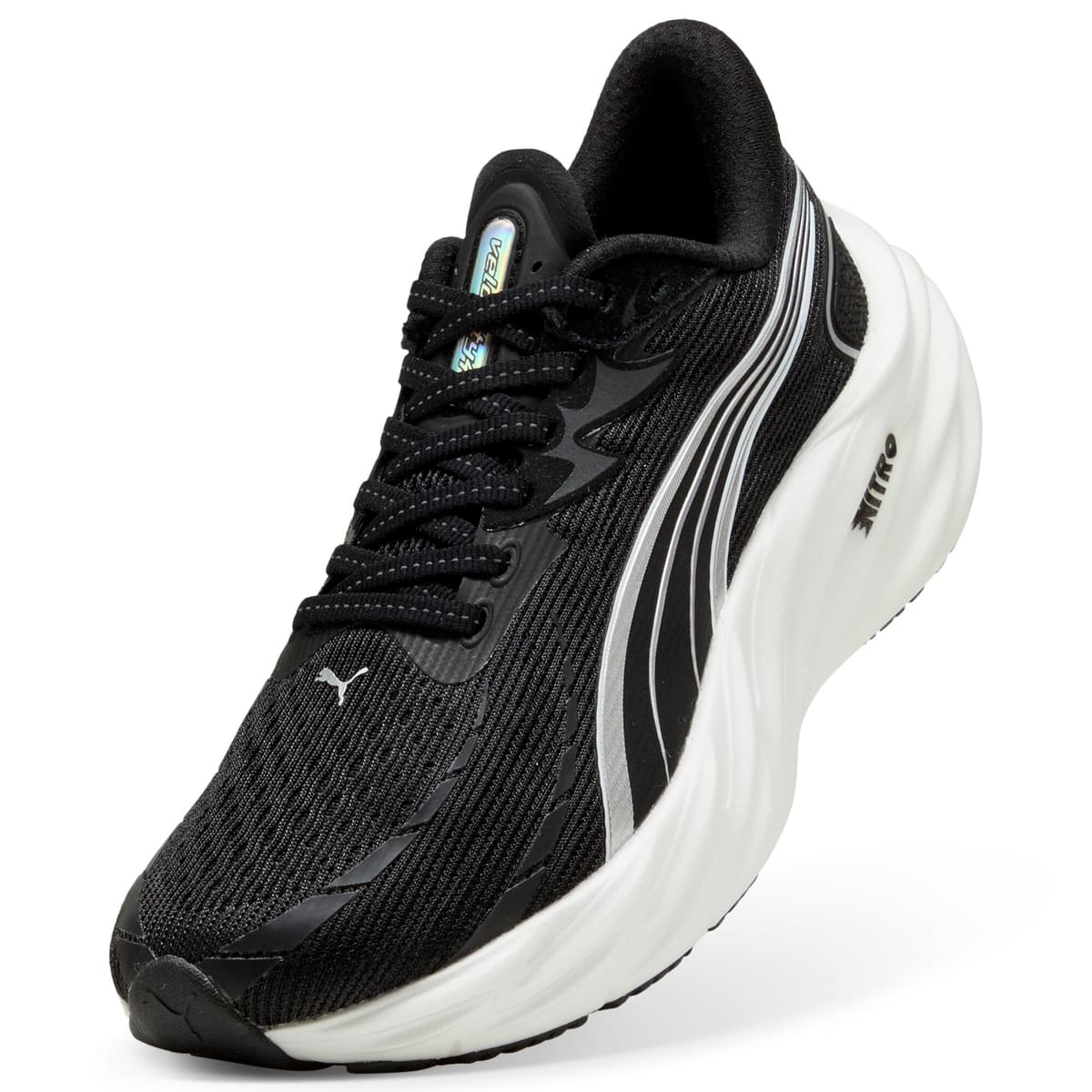 PUMA Velocity NITROâ¢ 4 hardloopschoenen voor Dames, Zwart/Wit, Maat 42,5 thumbnail 2