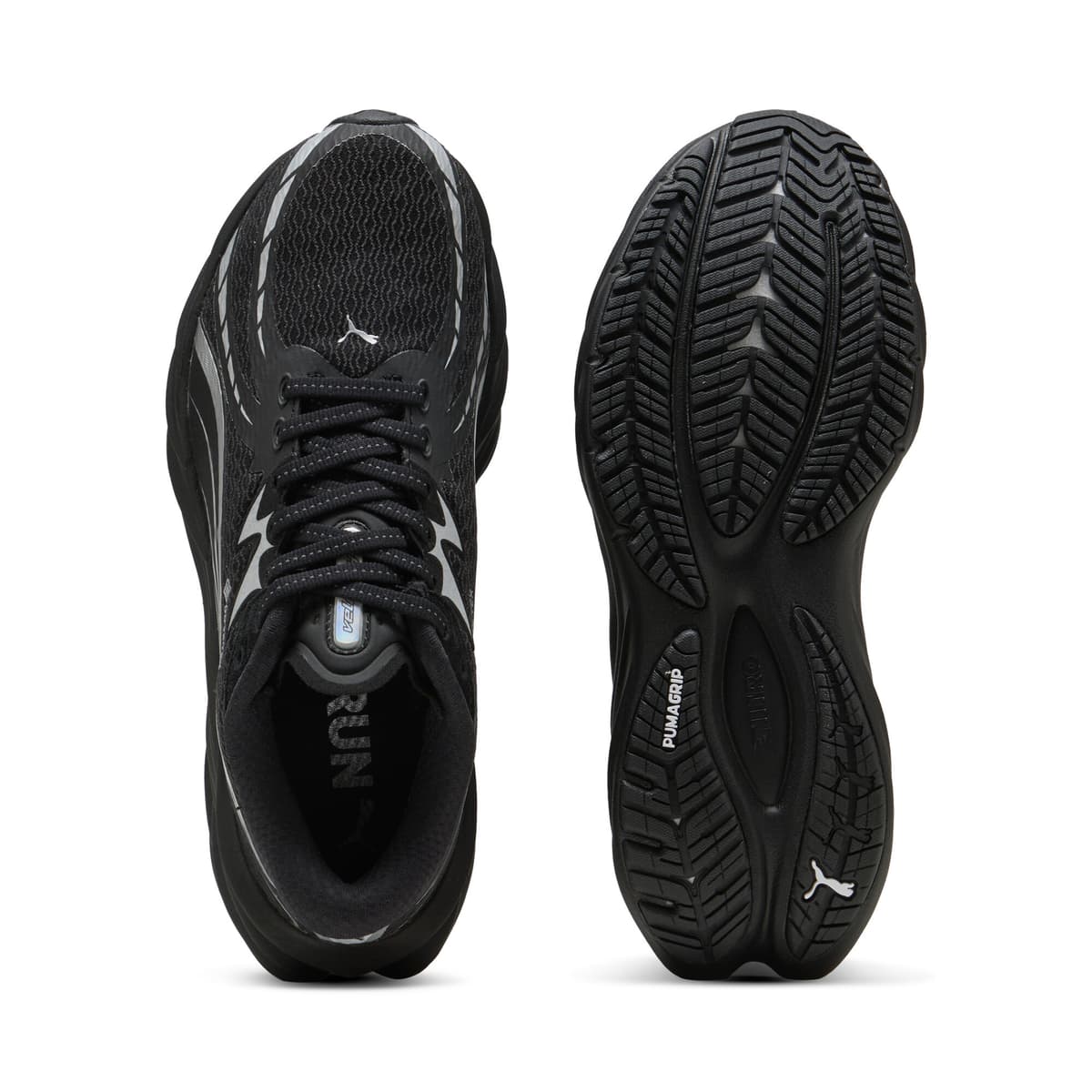 PUMA Velocity NITROâ¢ 4 GTX hardloopschoenen voor Dames, Zwart/Zilver, Maat 40 thumbnail 4