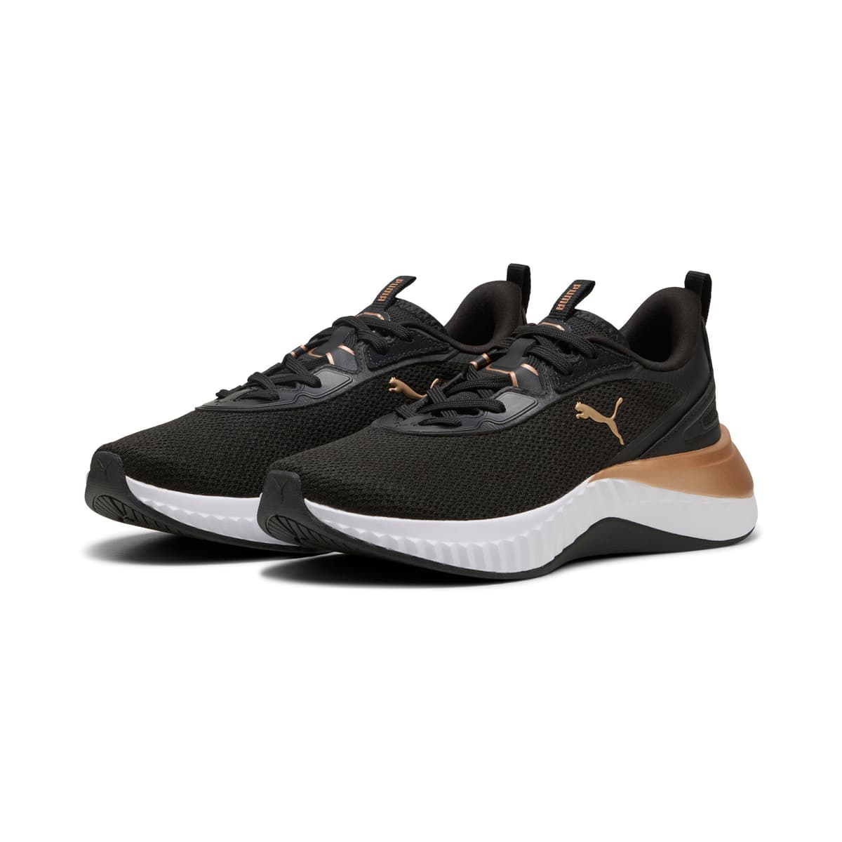PUMA Softride Sera hardloopschoenen voor Dames, Zwart/Goud, Maat 36 thumbnail 6