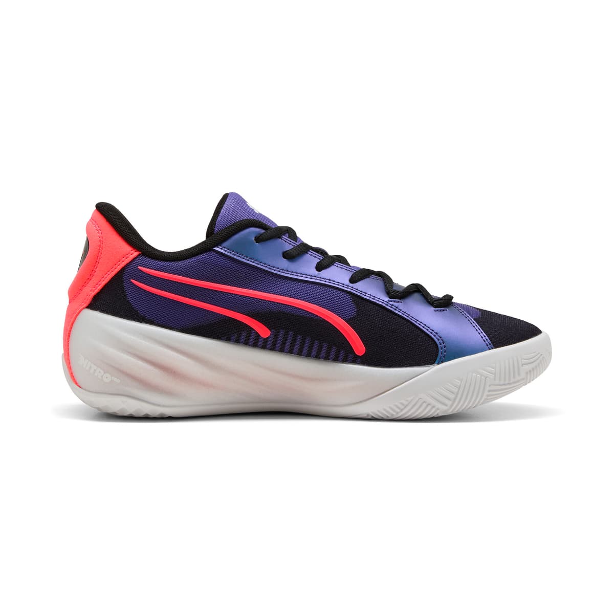 PUMA All-Pro NITROâ¢ basketbalschoenen, Roze/Zwart, Maat 38 thumbnail 3