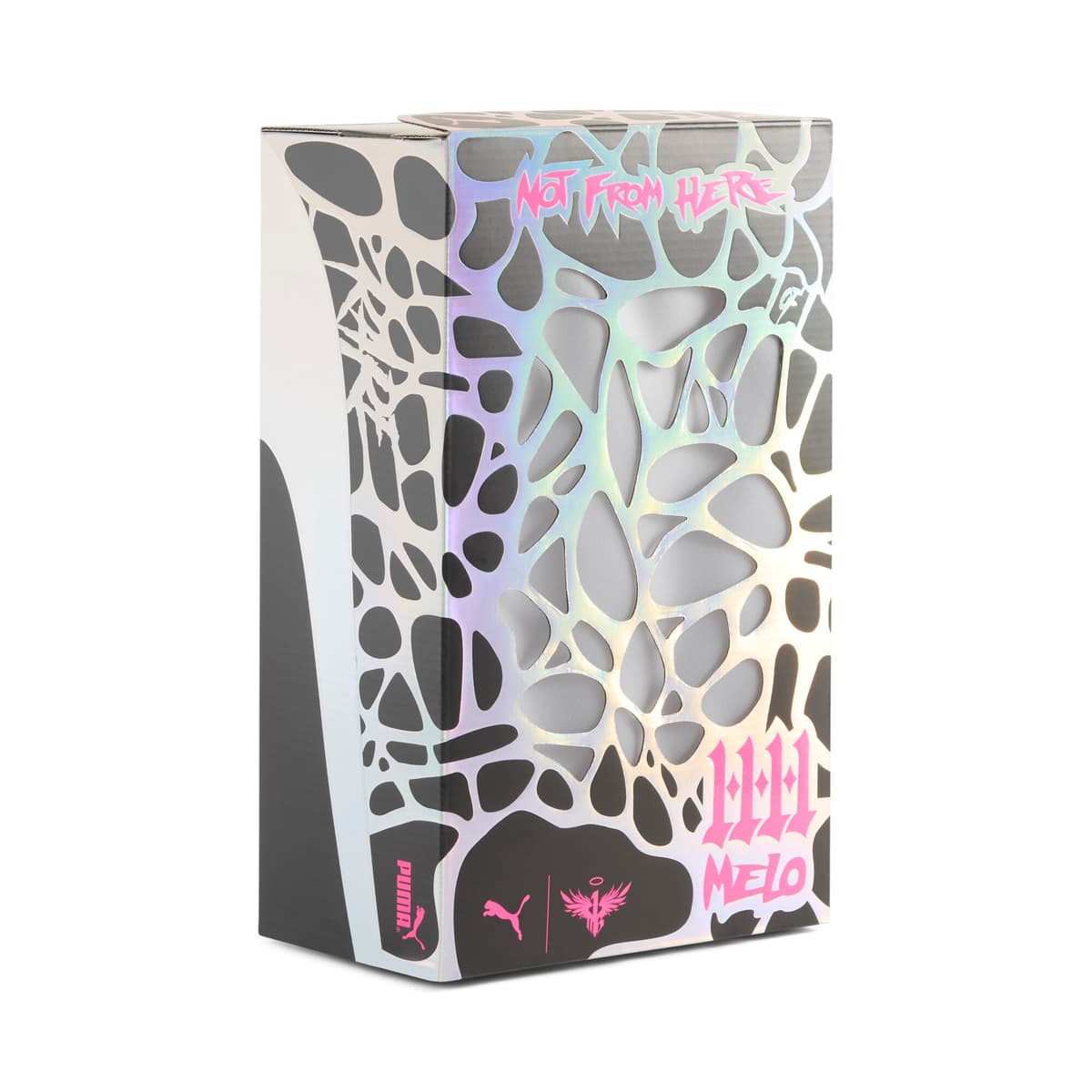 PUMA MB.04 Reflections uniseks basketbalschoenen, Zwart, Maat 44,5 thumbnail 2