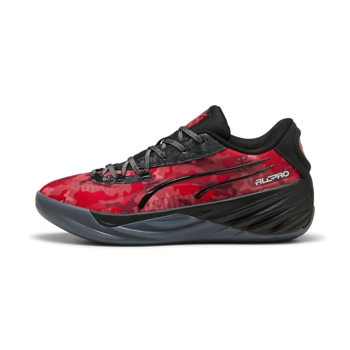 PUMA All-Pro NITROâ¢ DA uniseks basketbalschoenen, Rood, Maat 53,5