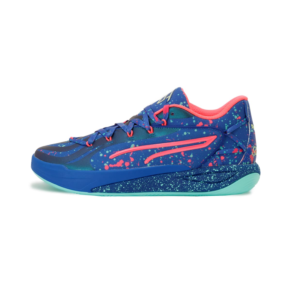PUMA Stewie 4 Night Vision basketbalschoenen voor Dames, Blauw, Maat 37