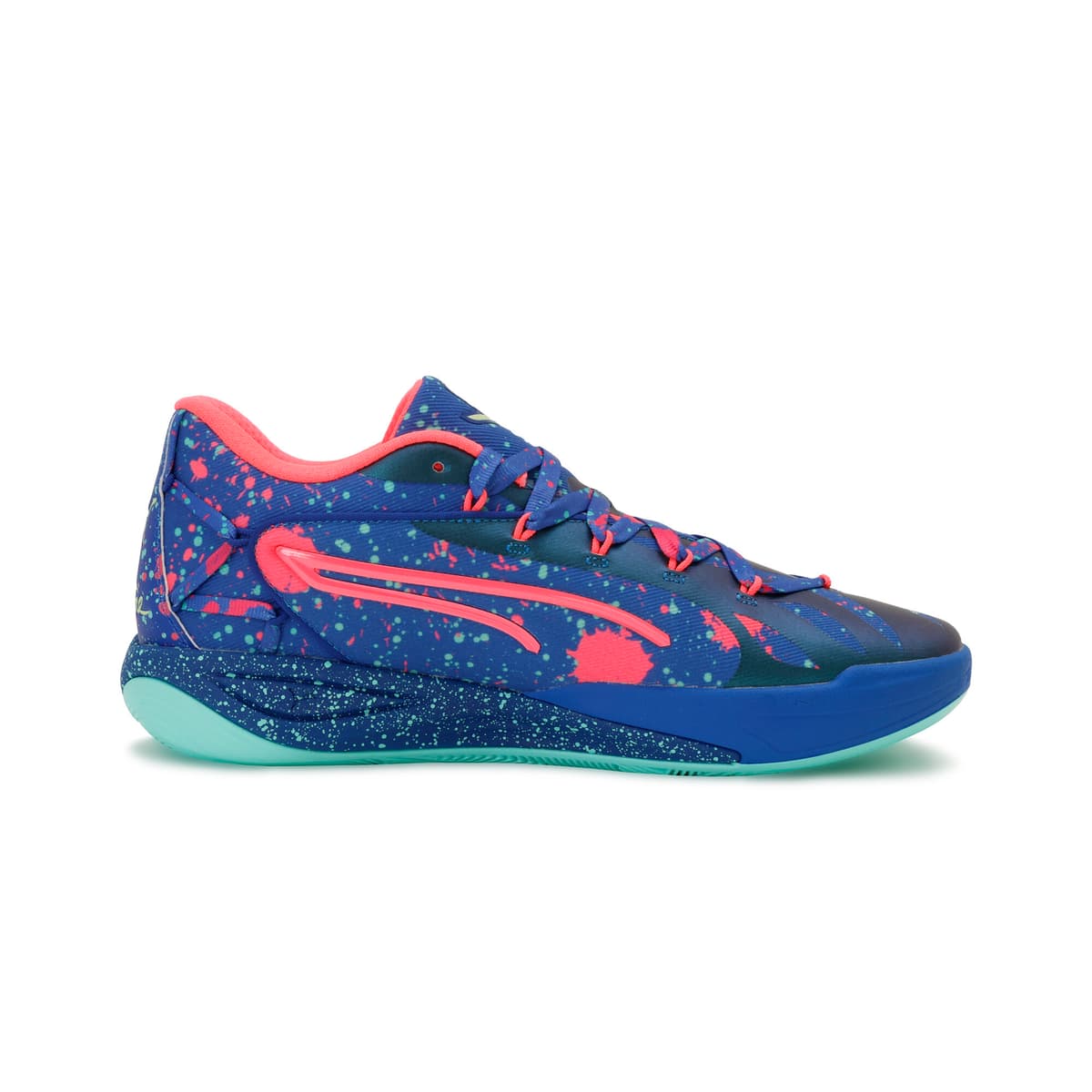 PUMA Stewie 4 Night Vision basketbalschoenen voor Dames, Blauw, Maat 37 thumbnail 3