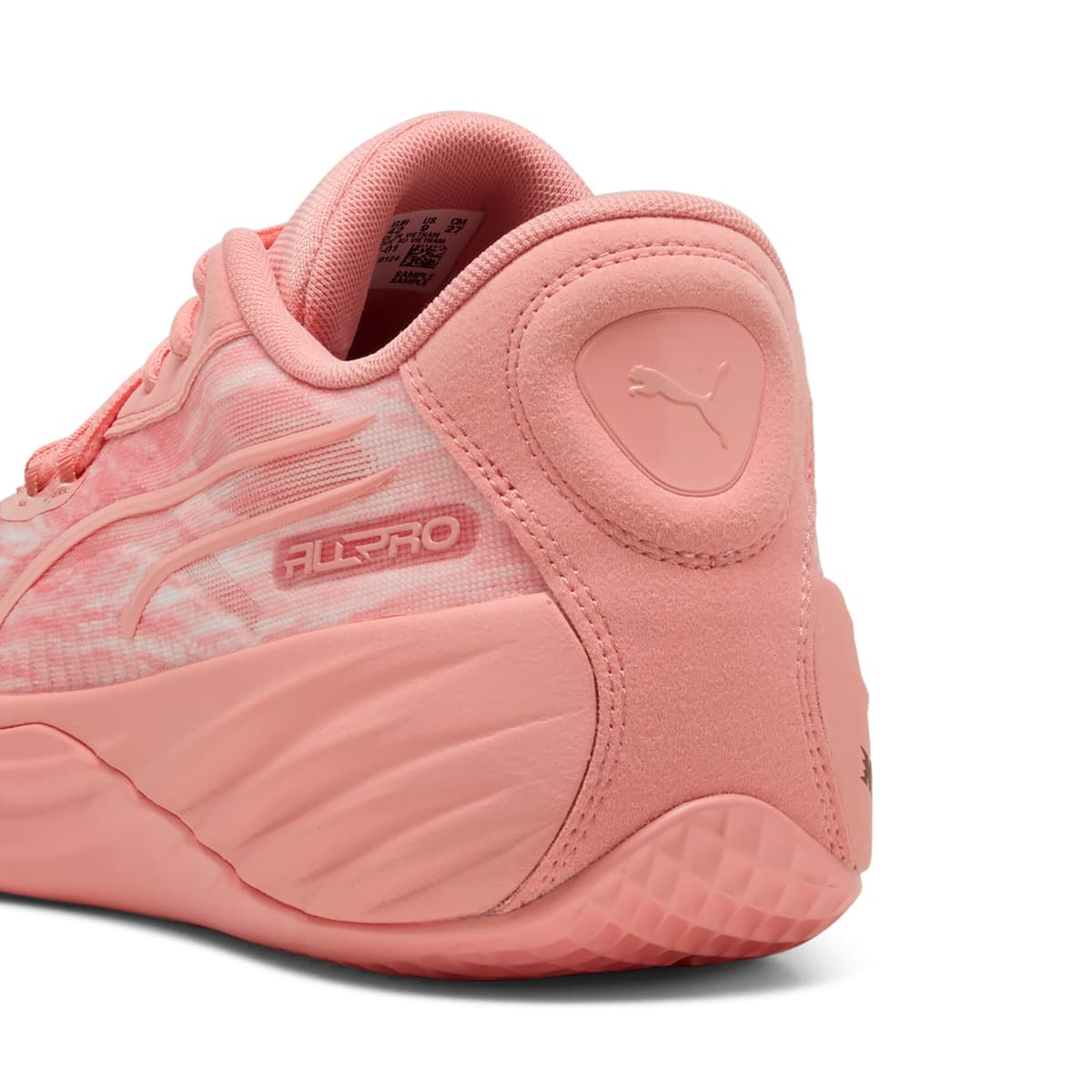 PUMA All-Pro NITROâ¢ Dress Code uniseks basketbalschoenen, Roze, Maat 40,5 thumbnail 6