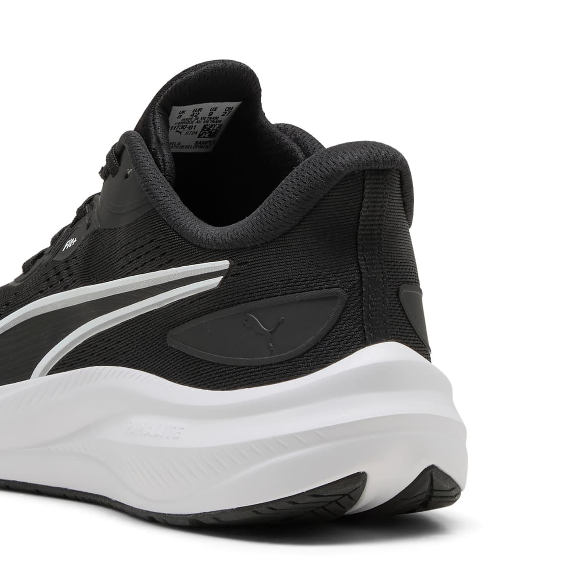 PUMA Skyrocket Lite 2 uniseks hardloopschoenen, Zwart/Wit/Zilver, Maat 47 thumbnail 5