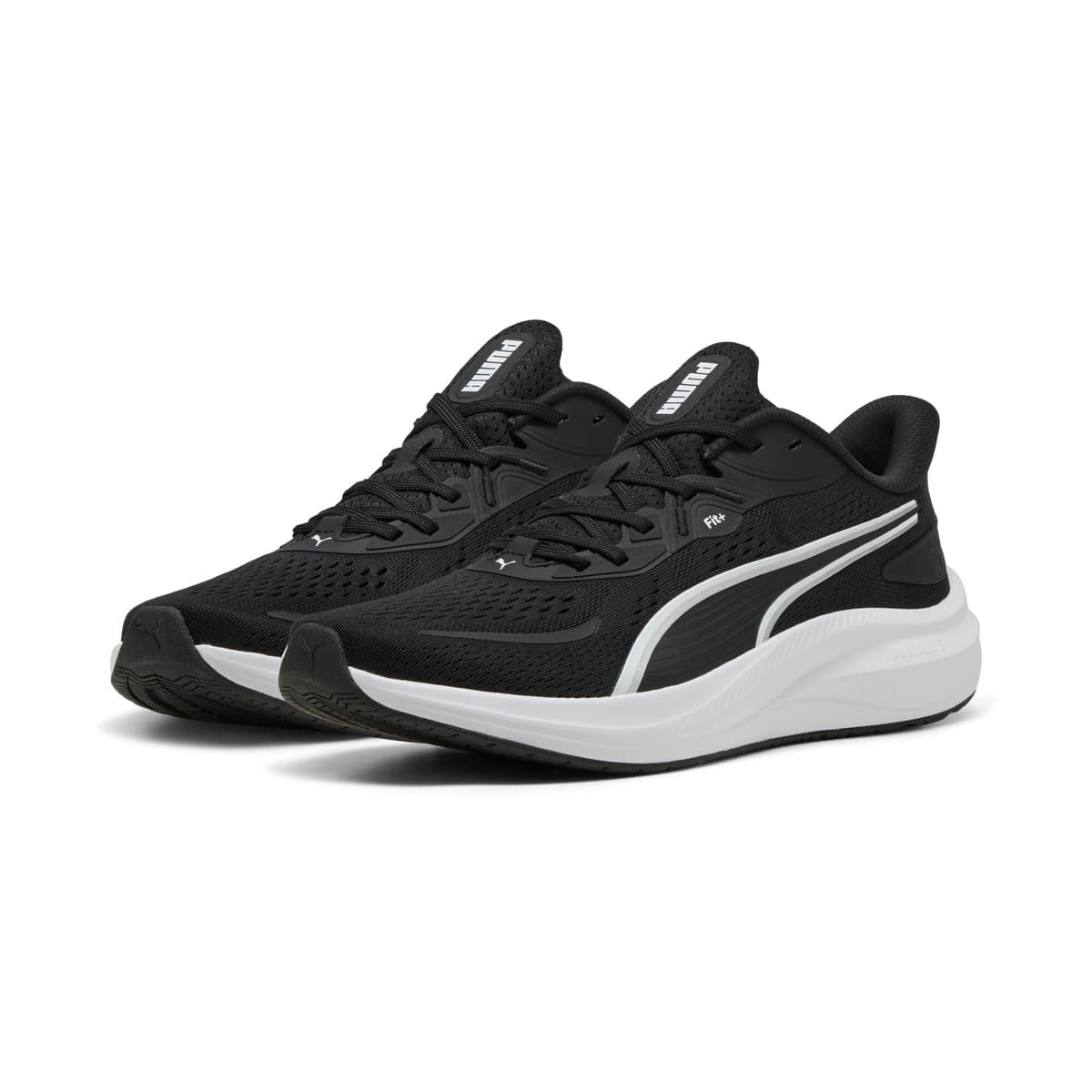 PUMA Skyrocket Lite 2 uniseks hardloopschoenen, Zwart/Wit/Zilver, Maat 47 thumbnail 6