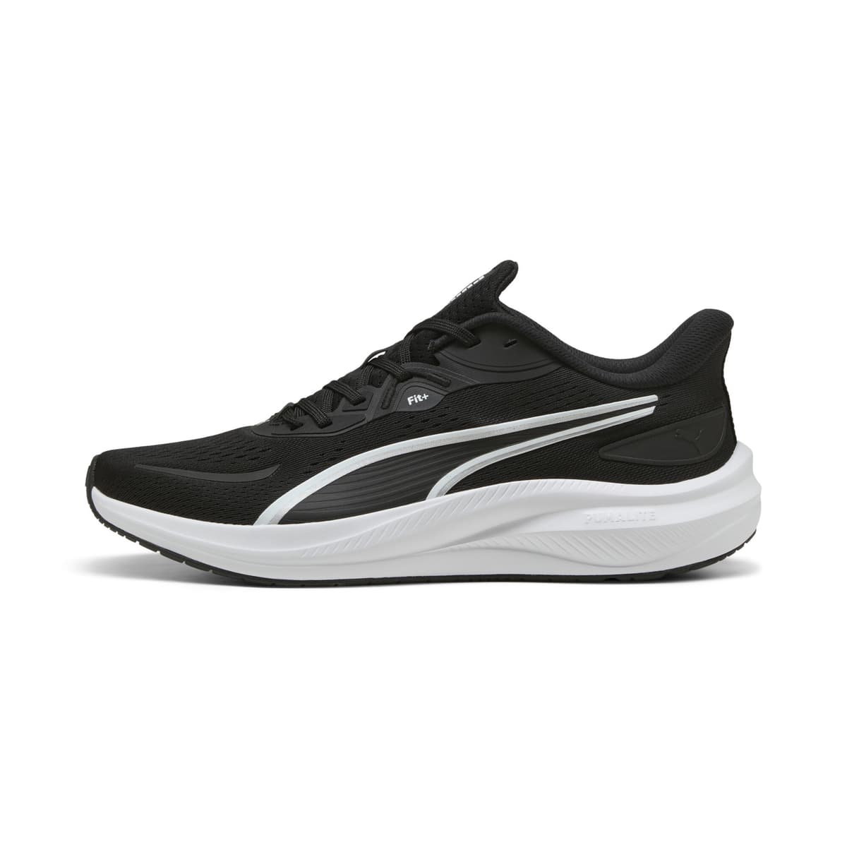 PUMA Skyrocket Lite 2 uniseks hardloopschoenen, Zwart/Wit/Zilver, Maat 47