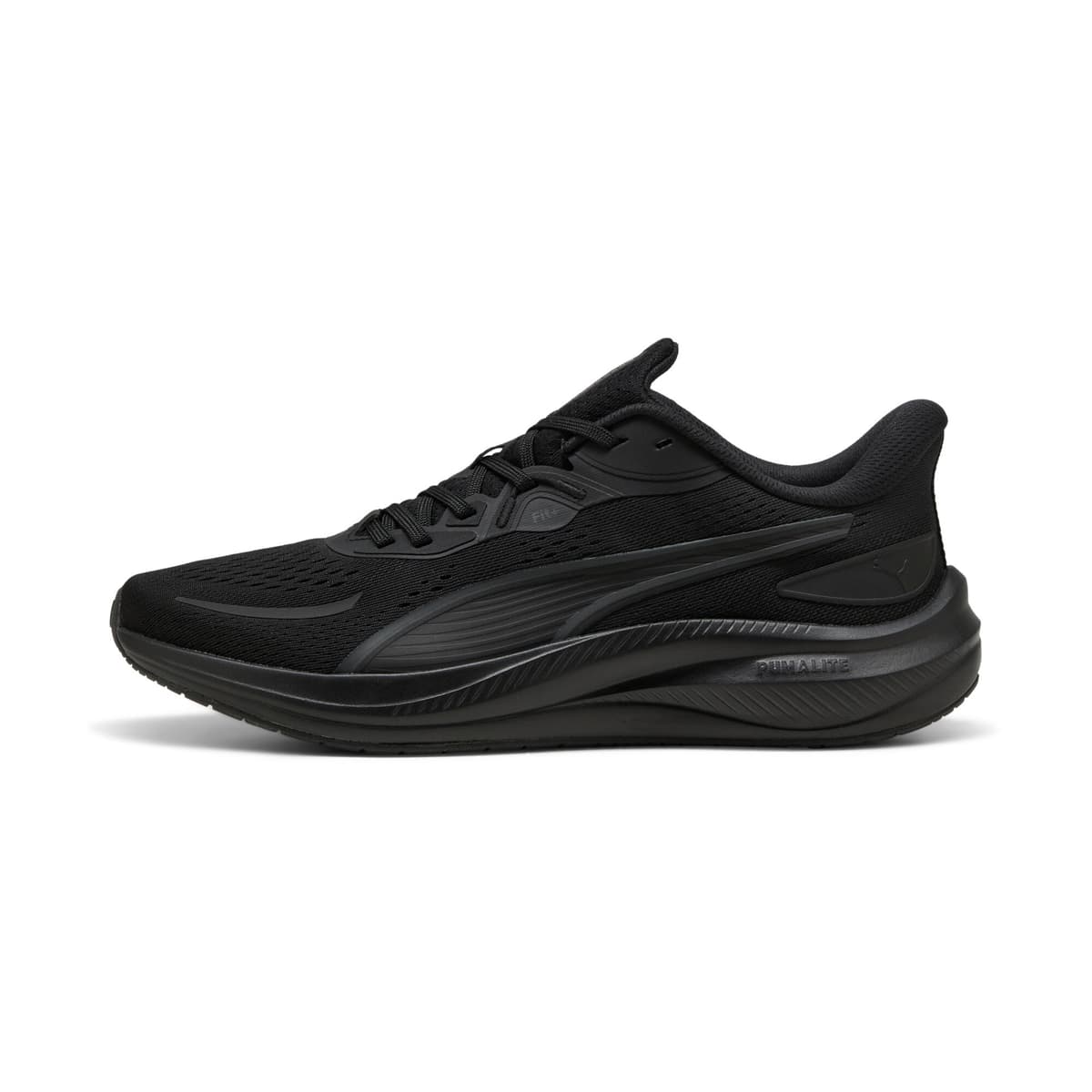PUMA Skyrocket Lite 2 uniseks hardloopschoenen, Zwart/Zilver, Maat 44,5