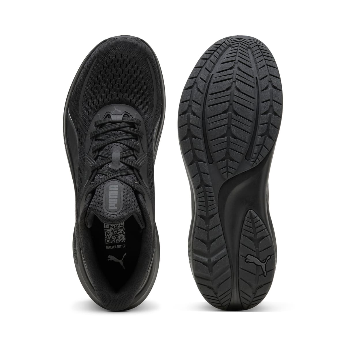 PUMA Skyrocket Lite 2 uniseks hardloopschoenen, Zwart/Zilver, Maat 44,5 thumbnail 4