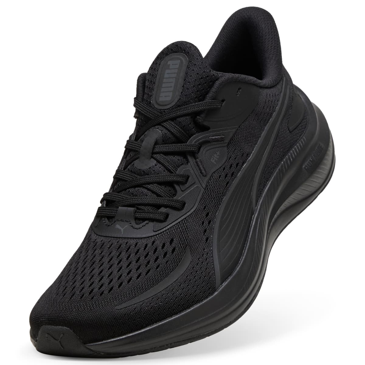 PUMA Skyrocket Lite 2 uniseks hardloopschoenen, Zwart/Zilver, Maat 44,5 thumbnail 2