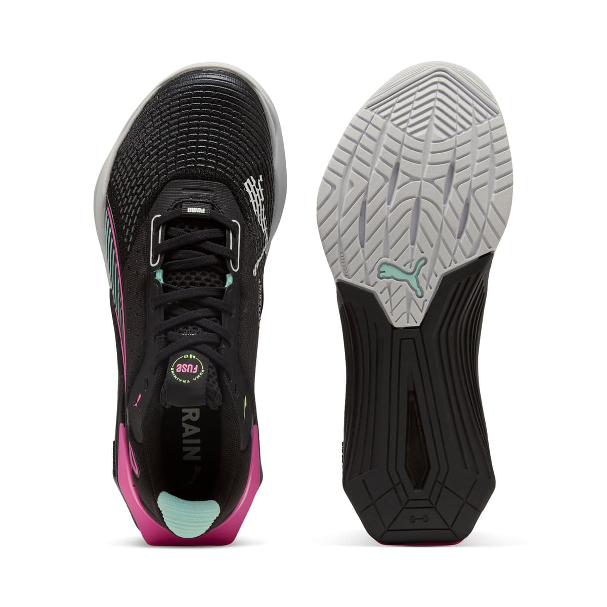PUMA Fuse 4.0 sneakers voor Dames, Roze/Zwart, Maat 38 thumbnail 4