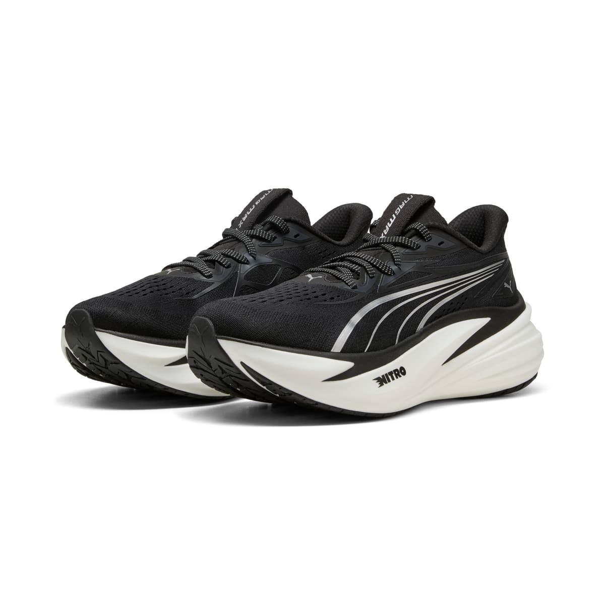 PUMA MagMax NITROâ¢ 2 hardloopschoenen voor Heren, Zwart/Wit, Maat 47 thumbnail 6