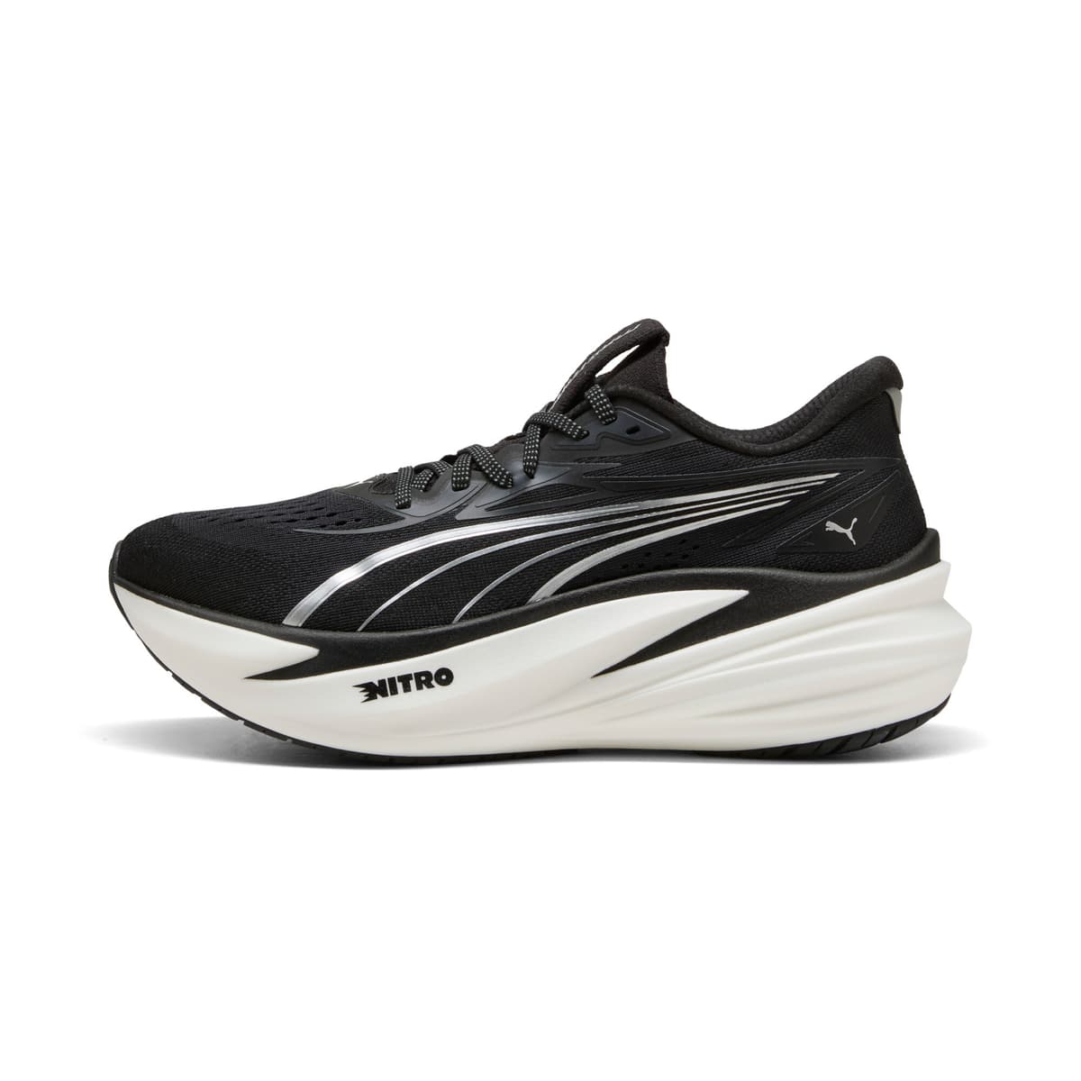 PUMA MagMax NITROâ¢ 2 hardloopschoenen voor Heren, Zwart/Wit, Maat 47