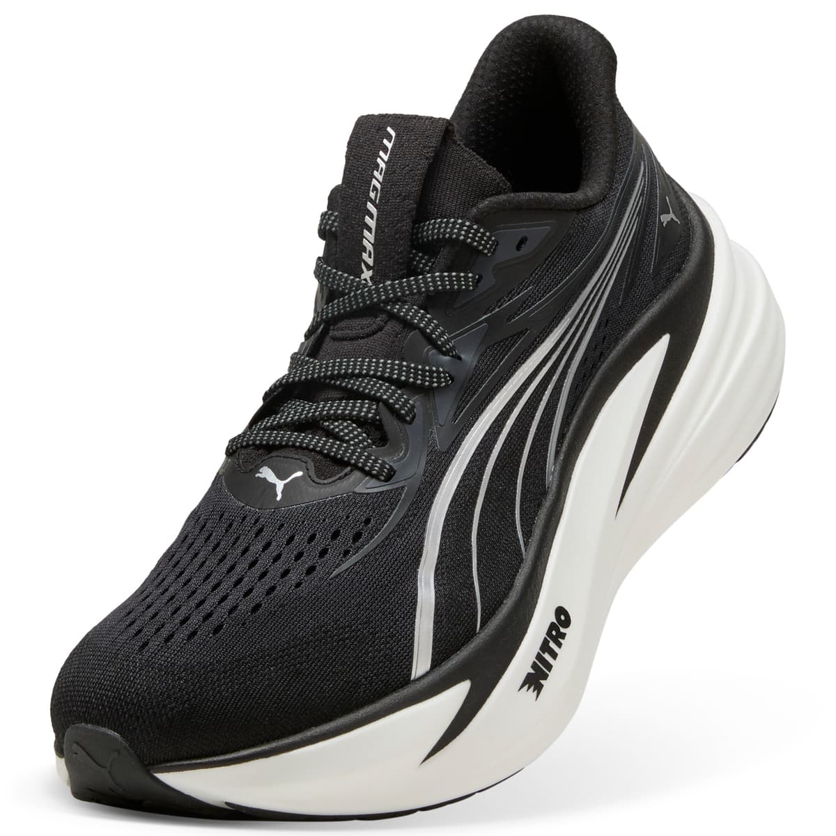 PUMA MagMax NITROâ¢ 2 hardloopschoenen voor Heren, Zwart/Wit, Maat 47 thumbnail 2
