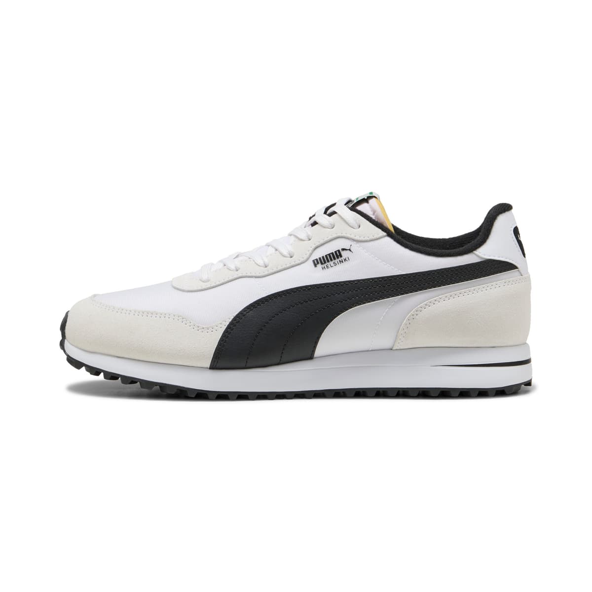 PUMA Helsinki golfschoenen uniseks voor Heren, Zwart/Wit, Maat 44,5