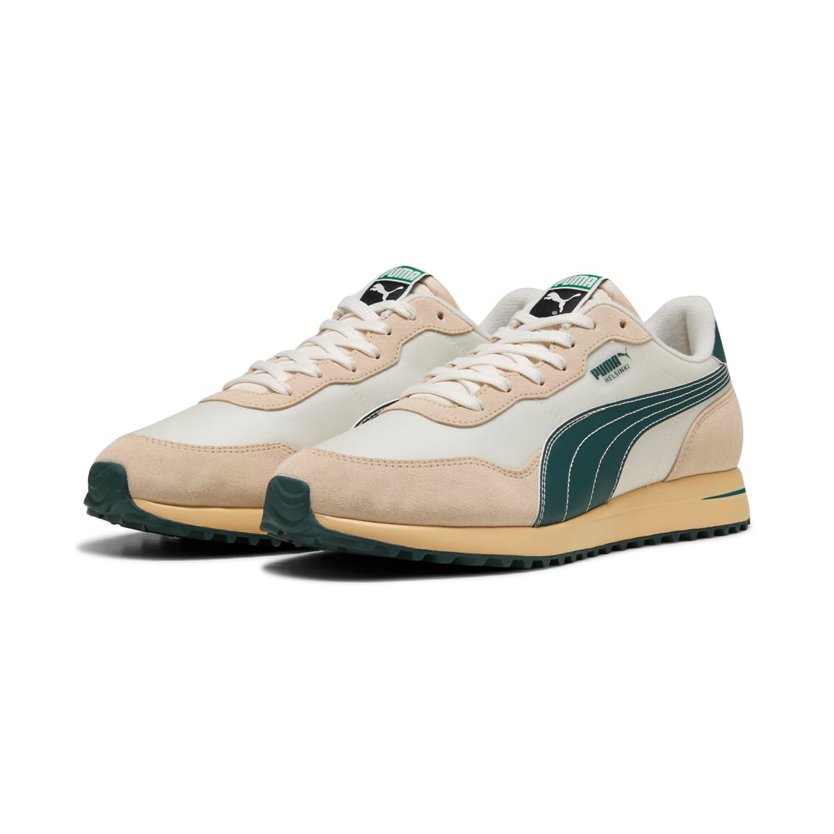 PUMA Helsinki golfschoenen uniseks voor Heren, Groen, Maat 46 thumbnail 6
