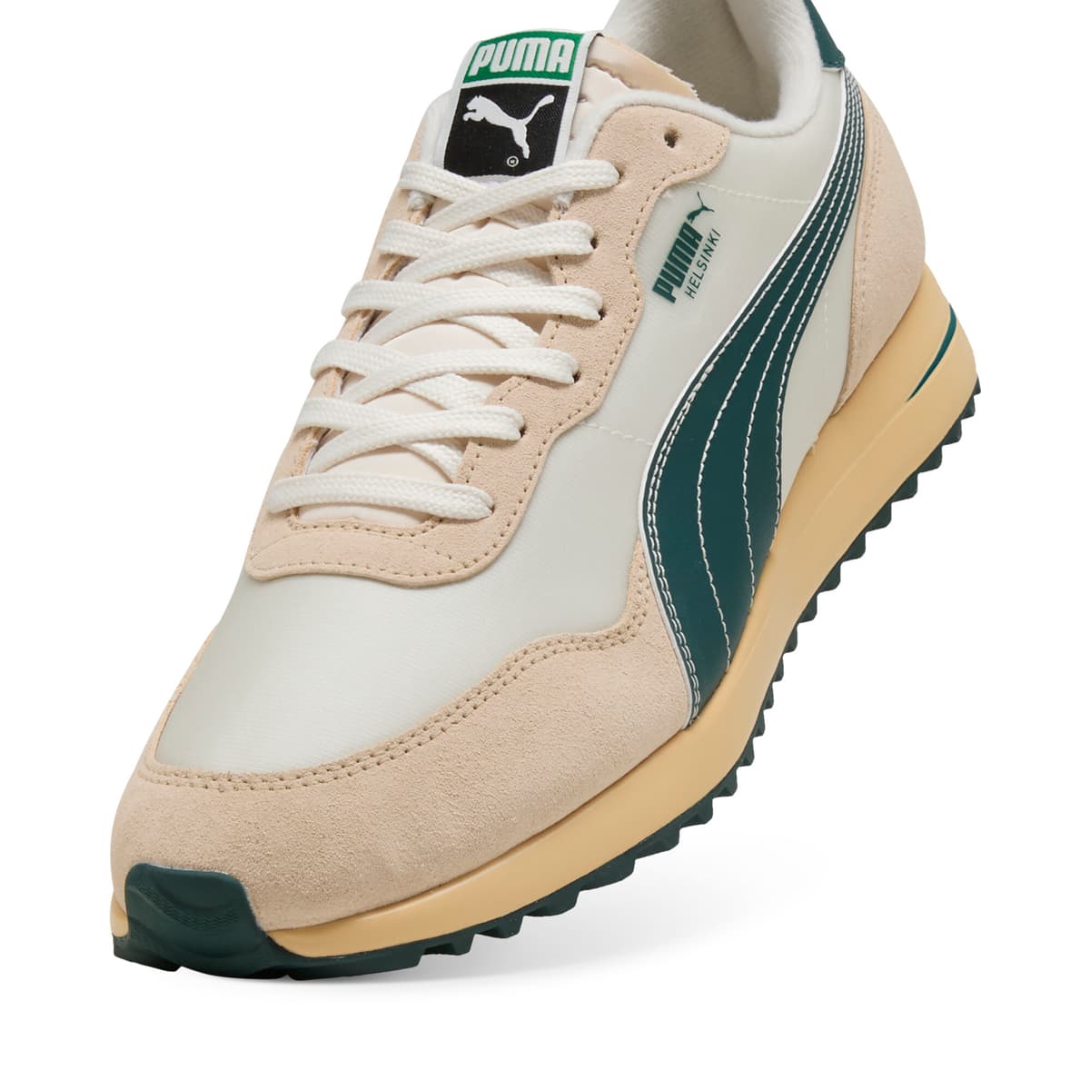 PUMA Helsinki golfschoenen uniseks voor Heren, Groen, Maat 46 thumbnail 2