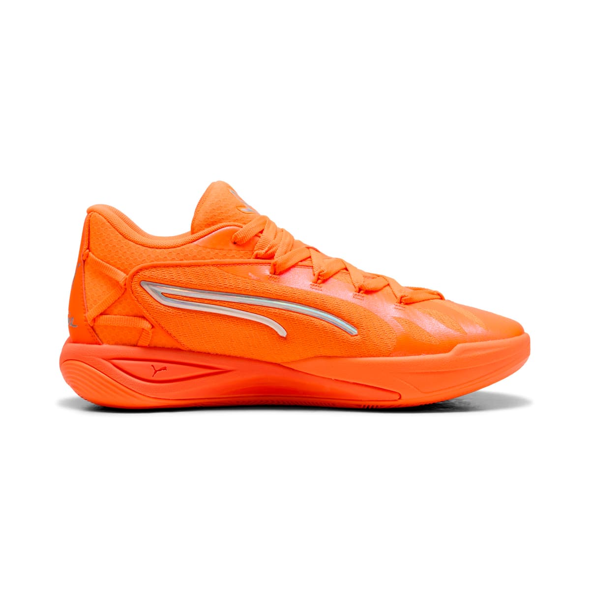 PUMA Stewie 4 Flawless basketbalschoenen voor Dames, Oranje, Maat 37,5 thumbnail 4
