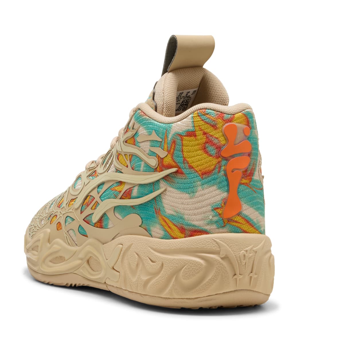 PUMA MB.04 Flare uniseks basketbalschoenen, Oranje, Maat 53,5 thumbnail 6