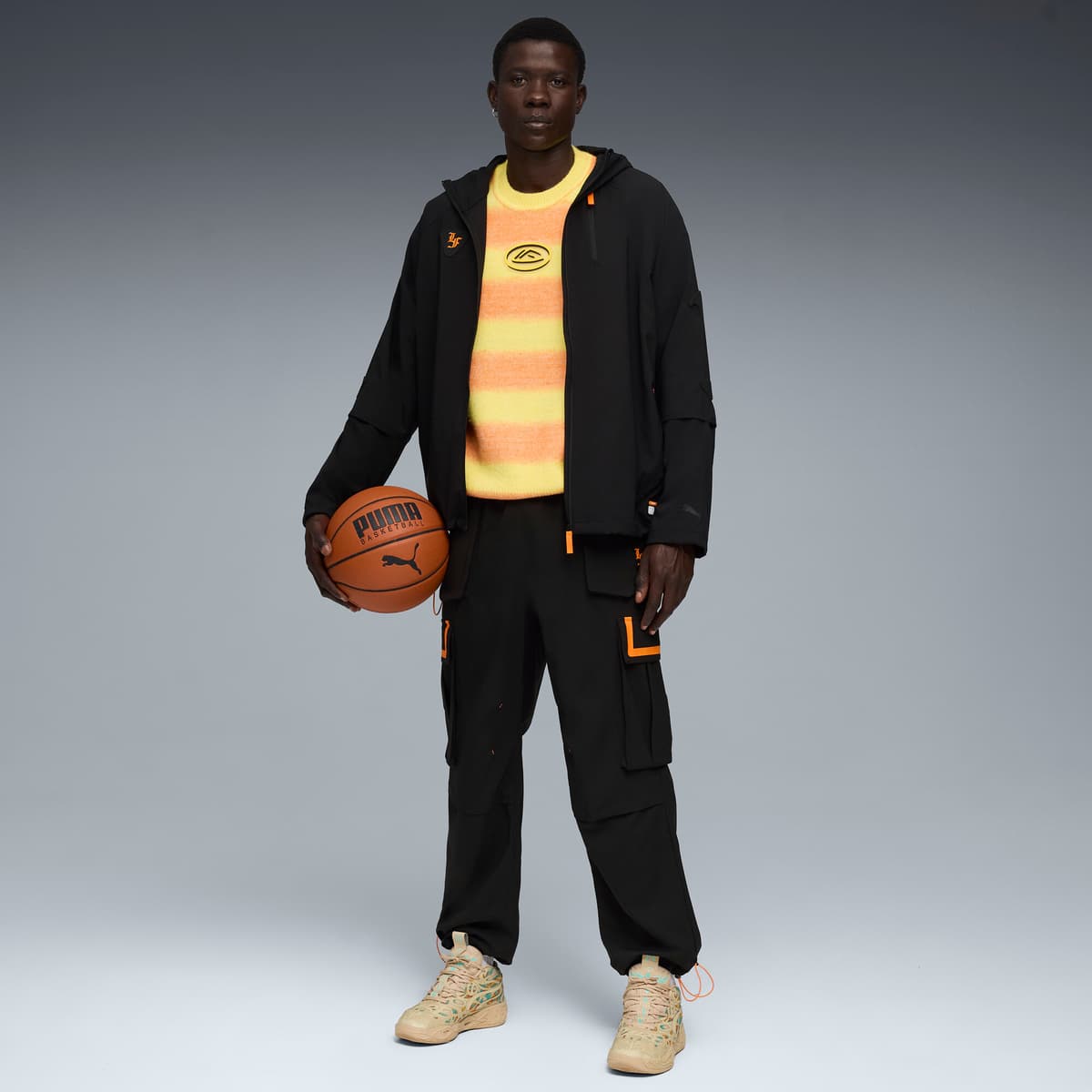 PUMA MB.04 Flare uniseks basketbalschoenen, Oranje, Maat 53,5 thumbnail 8