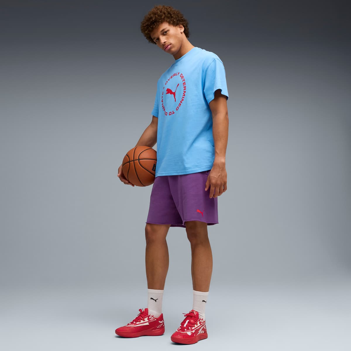 PUMA Scoot Zeros II uniseks basketbalschoenen, Rood/Wit, Maat 53,5 thumbnail 8